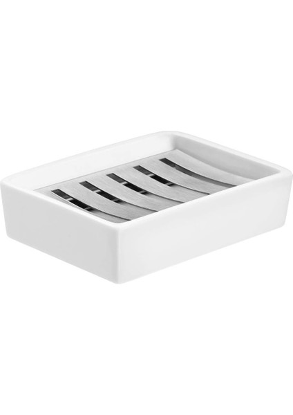 Esinti Sanno Seramik Sabunluk Tutucu Paslanmaz Çelik Sabunluk Çift Katmanlı Drenaj Sabun Kutusu Banyo Ve Duş Için (Yurt Dışından) fiyatları