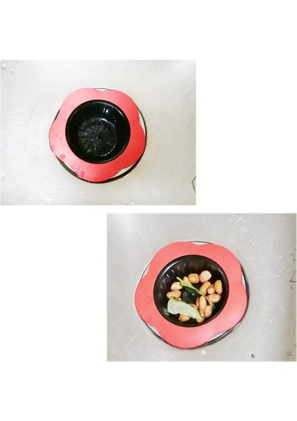 4'Lü Paket Silikon Mutfak Lavabo Süzgeci, Drenaj Süzgeçleri, Büyük Geniş Taraf 4,5" Çap (4,5" Çap, 4 Renk) (Yurt Dışından) fiyatları