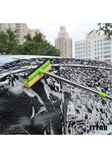 Evrensel Pencere Kazıyıcı, 58 "Uzatma Çubuğu, Pencere Temizleme Aracı, 10" Uzun Saplı Sünger Araç Ön Camı Kazıyıcı (Yurt Dışından) indirimleri