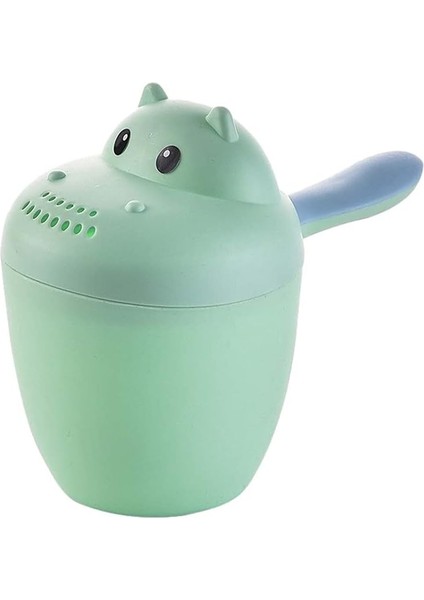 Esinti Sulama Kabı Bebek Banyo Hippo Su Küreği Kafa Banyo Sulama Kabı Bebek Banyo Sevimli Fincan Yürümeye Başlayan Banyo Bebek Küveti Yeşil (Yurt Dışından)