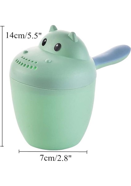 Esinti Sulama Kabı Bebek Banyo Hippo Su Küreği Kafa Banyo Sulama Kabı Bebek Banyo Sevimli Fincan Yürümeye Başlayan Banyo Bebek Küveti Yeşil (Yurt Dışından) fiyatları