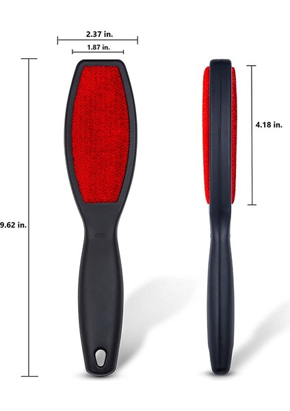 Çift Uçlu Tüy Fırçası, Yeniden Kullanılabilir Tüy Giderici, Evcil Hayvan Tüylerini, Tüyleri, Tozu Giderme (2 Paket) (Yurt Dışından)