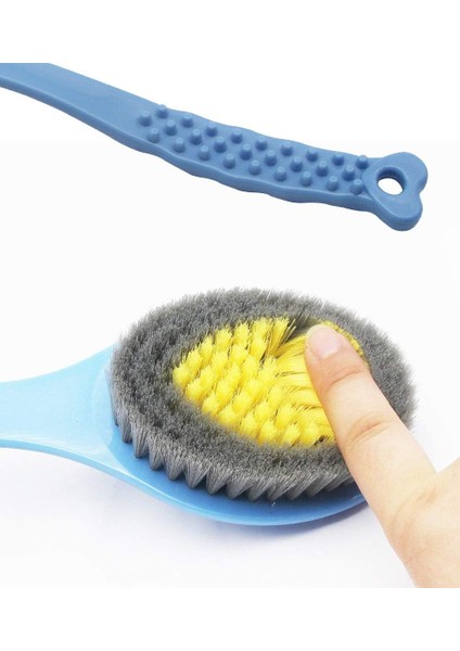 Uzun Saplı Banyo Fırçası - Yumuşak Ve Rahat Vücut Masaj Fırçası, Sırtı Her Yöne Temizleyebilir (Mavi) (Yurt Dışından) fiyatları