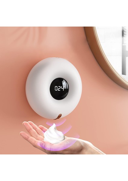 Otomatik Sabunluk, Duvara Monte Sabunluk, Sabunluk, Köpük Sabunluk, Ipx7, Kızılötesi Sensör, Type-C Şarj Edilebilir (Yurt Dışından)