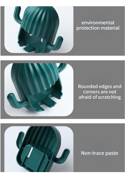 Banyo Ve Tuvalet Için Duvara Monte Diş Fırçası Ve Diş Macunuluk (Yeşil) (Yurt Dışından) modelleri