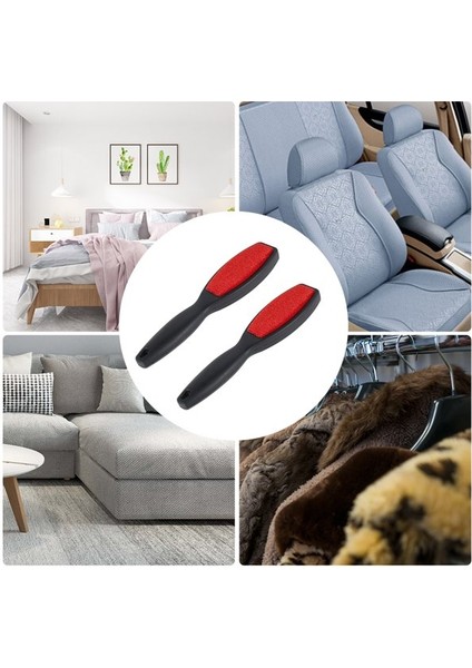 Esinti 2'Li Paket Çift Taraflı Tüy Temizleme Fırçası Pet Saç Çıkarıcı Tüy Bırakma Fırçası Elbise Temizleyici Yeniden Kullanılabilir Tüy Tiftiği Çıkarıcı (Yurt Dışından) modelleri