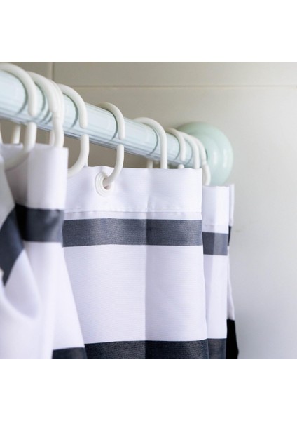 36 Parça Beyaz Duş Perdesi Halkaları Perde Halkaları C Perde Kancaları (Beyaz) (Yurt Dışından) indirimleri