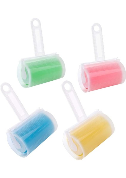 Çok Sayıda 4 Rulo Pudra Rengi Lavables Ve Ev Tipi Lavable Için Enlever Les Peluches (Allık, Dikey, Mavi, Sarı) (Yurt Dışından)