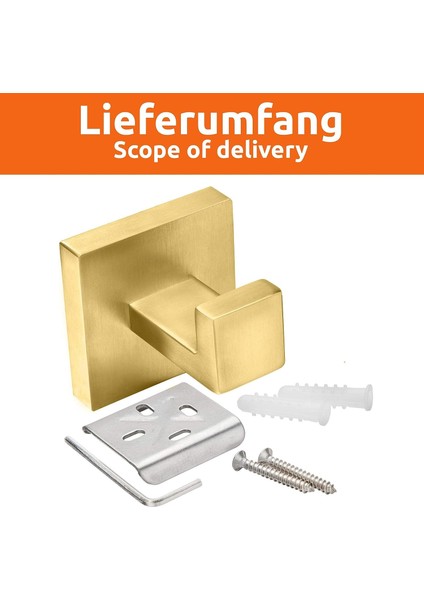 Kağıt Porte-Peçete Grubu Esinti Banyo - Carré - Banyo Aksesuarları - Or Brossé (Yurt Dışından) fiyatları