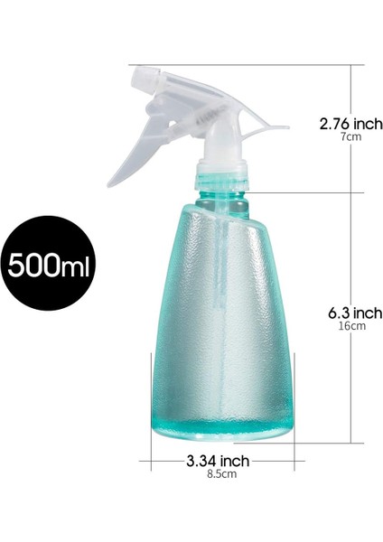 Boş Plastik Sprey Şişeleri (3'Lü Paket) – 17 Oz Sprey Şişeleri, Fışkırtma Şişeleri (Yurt Dışından) indirimleri