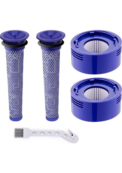 Dyson Için Breeze Filtresi, Dyson V8 V7 Için Yedek Filtre, Dyson V6 V7 V8 Için 2 Adet Ön Filtre, Dyson V7 V8 Için 2 Adet Temizleme Fırçası Aksesuar Kiti (Yurt Dışından)