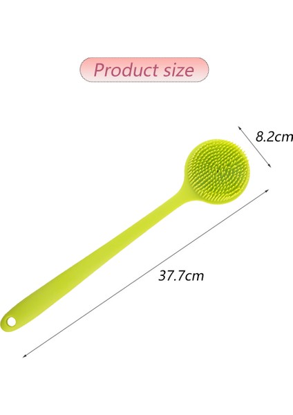 Esinti Ev Silikon Banyo Fırçası Uzun Saplı Temizleyici Çok Amaçlı Uzun Saplı Banyo Fırçası Masaj Banyo Fırçası (Yurt Dışından) fiyatları