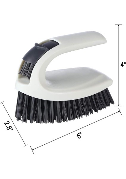 Ovma Fırçası - Banyo, Duşlar, Fayanslar, Dikişler, Lavabolar Için Temizleme Fırçası, Çok Amaçlı Ağır Hizmet Ovma Fırçası (2 Paket) (Yurt Dışından)