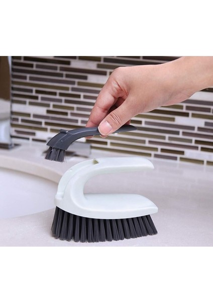 Ovma Fırçası - Banyo, Duşlar, Fayanslar, Dikişler, Lavabolar Için Temizleme Fırçası, Çok Amaçlı Ağır Hizmet Ovma Fırçası (2 Paket) (Yurt Dışından)