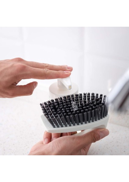 Ovma Fırçası - Banyo, Duşlar, Fayanslar, Dikişler, Lavabolar Için Temizleme Fırçası, Çok Amaçlı Ağır Hizmet Ovma Fırçası (2 Paket) (Yurt Dışından)