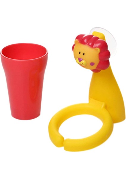 Duvara Monte Diş Fırçalığı Bardak Yıkama Kabı Mit Bardak Tutucu Plastik Bardak Vantuzlu Diş Fırçalığı Kolay Kurulum Alet Yok (Yurt Dışından)