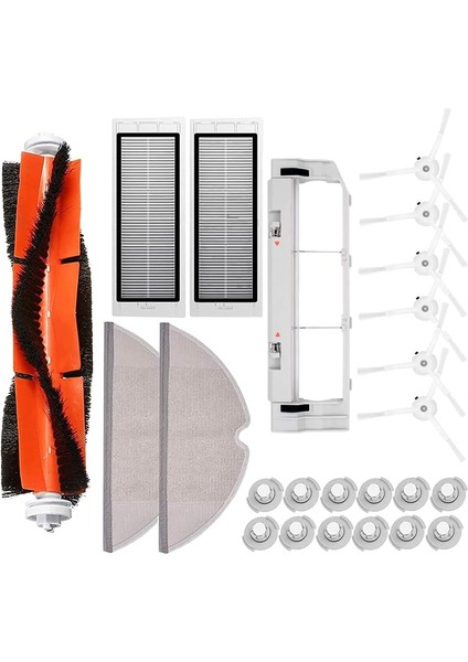 Xiaomi Mi Roborock S55 S50 S51 S5 S6 Robot Süpürge Için Esinti Aksesuarları, Kit 24 Parça (Yurt Dışından)