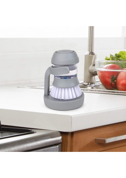 Esinti Sabun Dağıtım Palmiye Fırçası Mutfak Fırçası Bulaşık Lavabo Temizleme Mini Ovma Fırçası (Yurt Dışından)