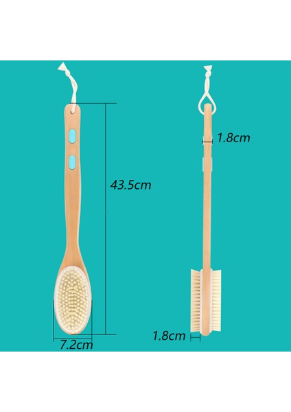 Uzun Saplı Çift Taraflı Banyo Fırçası Çok Amaçlı Uzun Saplı Banyo Fırçası Ev Banyo Fırçası (Yurt Dışından) fiyatları