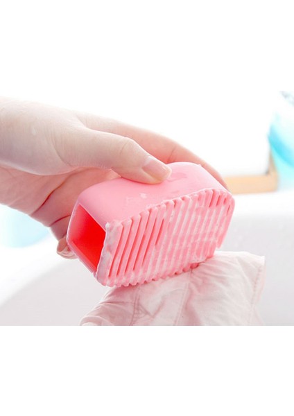 2 Adet Şeker Renk Mavi Ve Pembe Silikon Yıkama Tahtası Yaratıcı Mini El Çamaşır Tahtası (Yurt Dışından) fiyatları