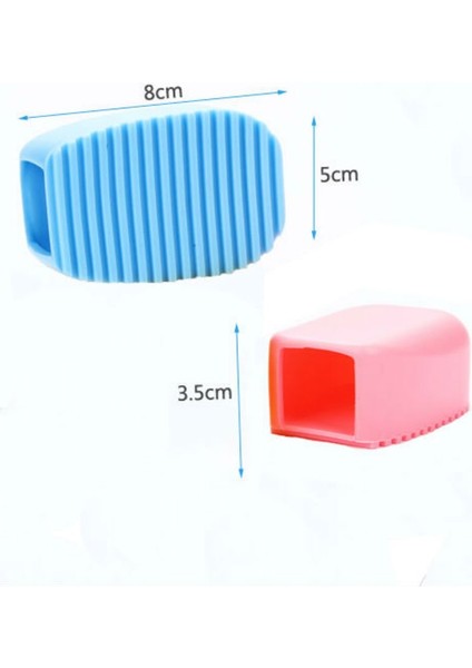 2 Adet Şeker Renk Mavi Ve Pembe Silikon Yıkama Tahtası Yaratıcı Mini El Çamaşır Tahtası (Yurt Dışından) fırsatları