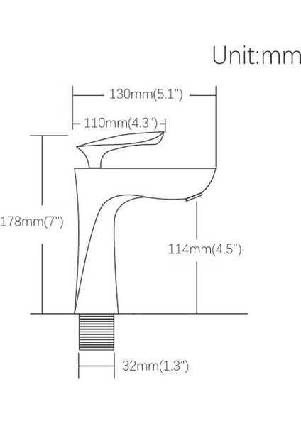 Banyo Lavabo Bataryası Tek Kolu Pirinç Altın Krom Kaplama Tek Kolu Havzası Musluk (Yurt Dışından)