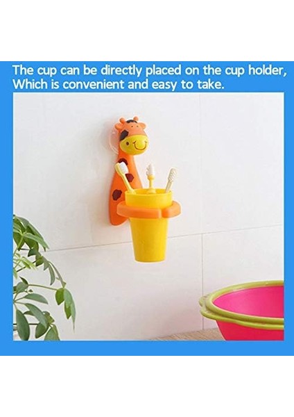 Duvara Monte Diş Fırçalığı Bardak Yıkama Kabı Mit Bardak Tutucu Plastik Bardak Vantuzlu Diş Fırçalığı Kolay Kurulum Alet Yok (Yurt Dışından) fırsatları