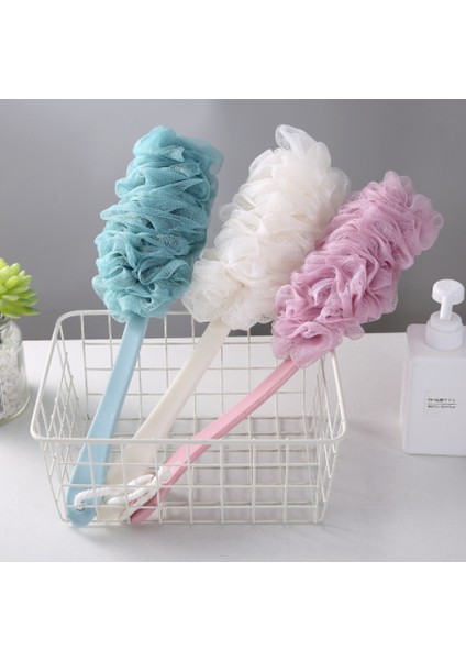 Uzun Saplı Banyo Fırçası Yumuşak Kabak Peeling El Değnek Vücut Ovucu Spa Aksesuarları (Yurt Dışından)