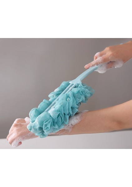 Uzun Saplı Banyo Fırçası Yumuşak Kabak Peeling El Değnek Vücut Ovucu Spa Aksesuarları (Yurt Dışından)