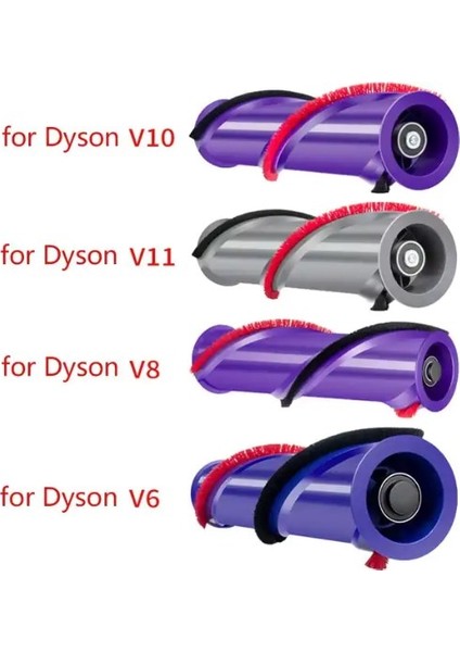 Dyson Akülü Elektrikli Süpürge Montajı Için Yedek Fırça Rulo Aksesuar Kiti Karbon Fiber V6 V7 V8 V10 V11 (Yurt Dışından)
