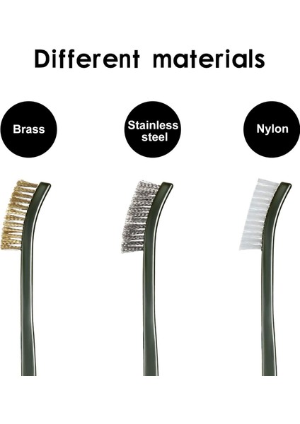 9 Parça Mini Tel Fırça Seti Çizik Tel Kıl Fırça Seti Pas Boyası Metal Temizleyici Çelik Naylon Pirinç Detaylandırma Temizleme Kaynak Cürufu Ve Pas Fırçası (Yurt Dışından) modelleri