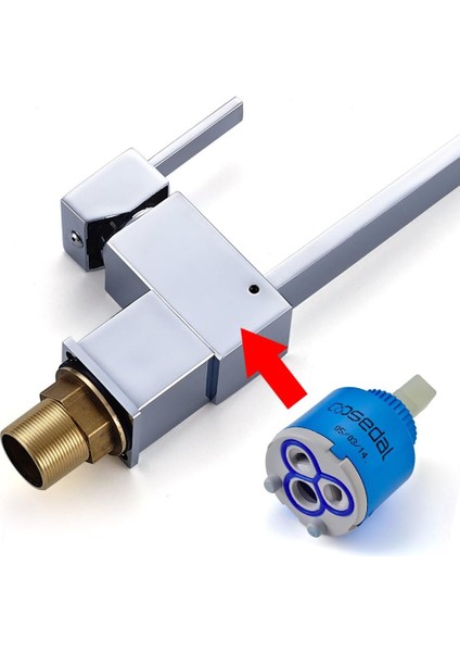 Mikser Valfinin Değiştirilmesi Için Breeze Seramik Musluk Kartuşu 35mm (Yurt Dışından)