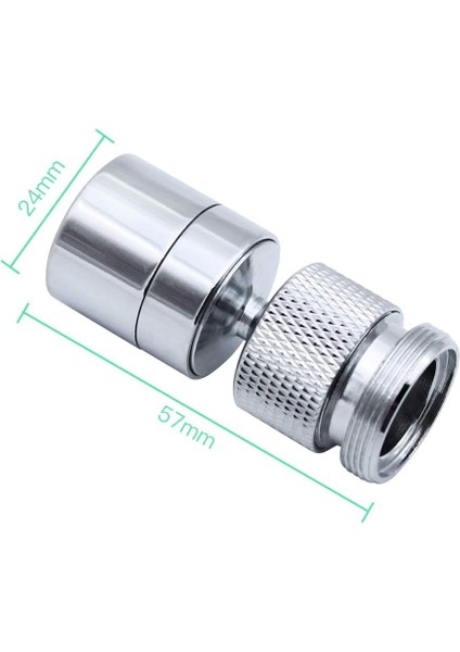 360° Döner Musluk Havalandırıcı Pirinç 2 Mod Ayarlanabilir Mutfak Musluk Filtresi Nozul Adaptörlü Fıskiye - M22 Dış Dişli Nozul Veya M24 Iç Dişli Musluklar Için (Yurt Dışından) indirimleri