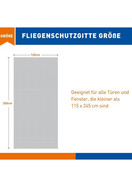 Roll Cibinlik 120 X 250 Cm, Pencereler Için Metreye Göre Cibinlik Kumaş, Ayarlanabilir Ve Dayanıklı Fiberglas, Çizilmez, Gri (Yurt Dışından)