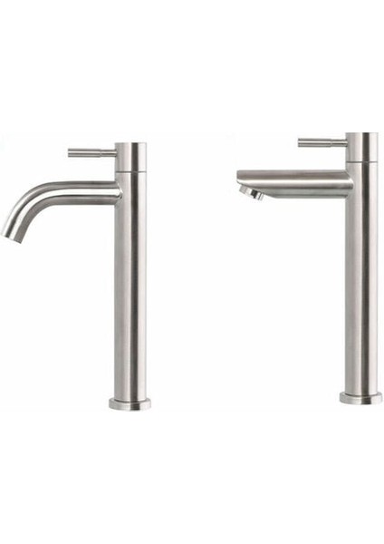 Lavabo Bataryası Tek Delikli Lavabo Bataryası Fırçalanmış Paslanmaz Çelik Lavabo Bataryası-A1 (Yurt Dışından) fiyatları