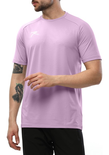 Erkek T-Shirt Thorax Lila