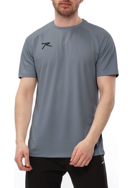 Erkek T-Shirt Velox Gri