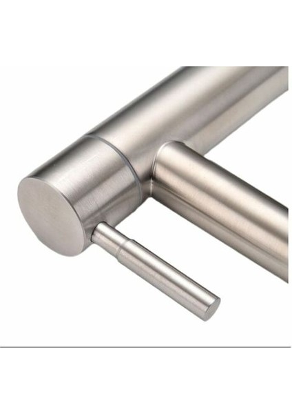 Lavabo Bataryası Tek Delikli Lavabo Bataryası Fırçalanmış Paslanmaz Çelik Lavabo Bataryası-A1 (Yurt Dışından) indirimleri