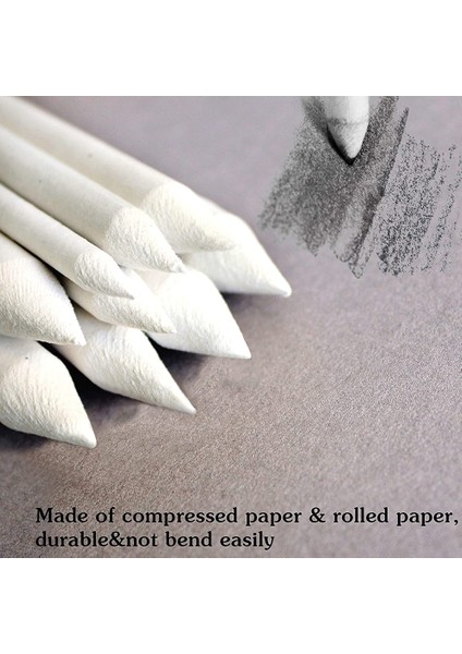 Esinti 13 Pcs Harmanlayan Kütükler Kağıt Sanat Karıştırıcılar Zımpara İle Kalemtıraş Öğrenci Sanatçı Kömür Kroki Çizim Araçları Için Işaretçi (Yurt Dışından) indirimleri