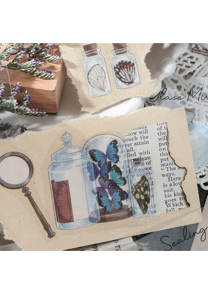 6 Paket Pet Şeffaf Vintage Çıkartmalar, Bitki Kelebek Çiçek Tasarımları, Karalama Defteri, Günlük Için (Yurt Dışından) fiyatları