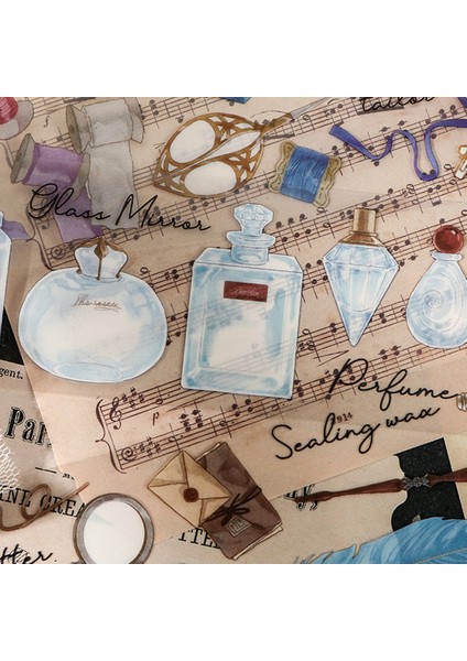 6 Paket Pet Şeffaf Vintage Çıkartmalar, Bitki Kelebek Çiçek Tasarımları, Karalama Defteri, Günlük Için (Yurt Dışından) modelleri