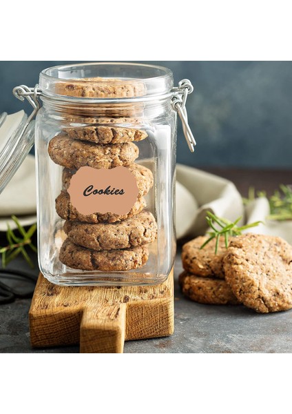 Esinti Etiketi, Vintage El Yapımı Kraft Etiket Mühür Etiketi, Dıy Ev Hediyelerini, Mason Kutularını, Hediyeleri, Doğum Günlerini Paketlemek Için Kullanılır (Yurt Dışından)