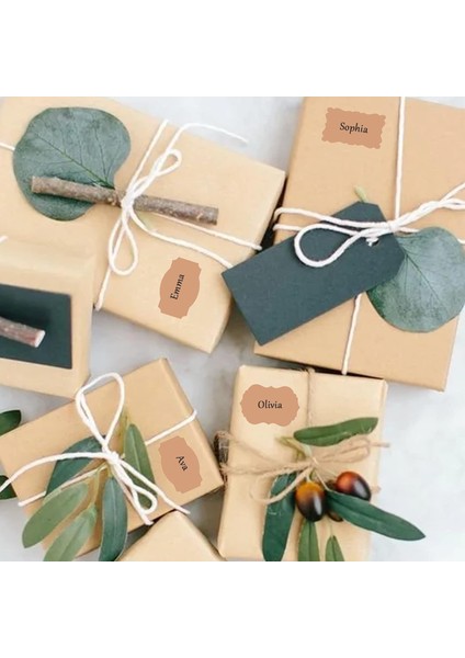 Esinti Etiketi, Vintage El Yapımı Kraft Etiket Mühür Etiketi, Dıy Ev Hediyelerini, Mason Kutularını, Hediyeleri, Doğum Günlerini Paketlemek Için Kullanılır (Yurt Dışından)