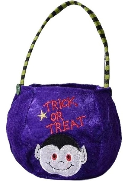 Cadılar Bayramı Sepetleri Renkli Şeker Çantaları Kabak Fıçı Festivali Parti Dekoru Kova (Yurt Dışından)