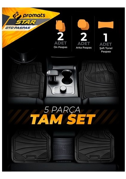 Daimler Double 2013 Uyumlu 4d Havuzlu Paspas Takımı