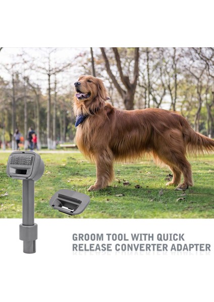 Dyson Için Evcil Hayvan Fırçası V15/V11/V10/V8/V7 Elektrikli Süpürge Eki Tetik Kilidi Pet Kedi Köpek Pet Emme Temizleme Aracı (Yurt Dışından)