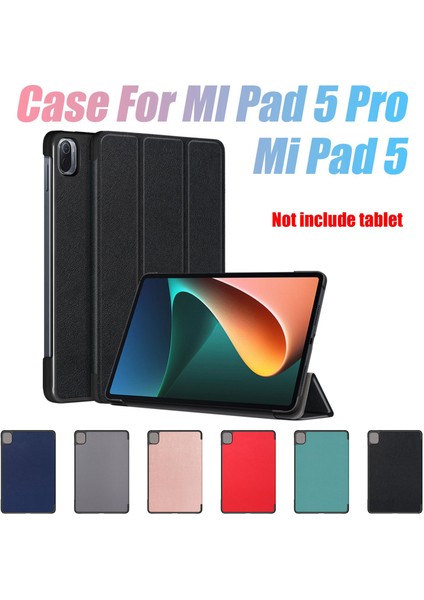 Xiaomi Mi Pad 5 Mı Pad 5 Pro Kılıf 11 Inç Tablet Kılıf Pu Kılıf Flip Case Tablet Ofis Için Standı (A) (Yurt Dışından)