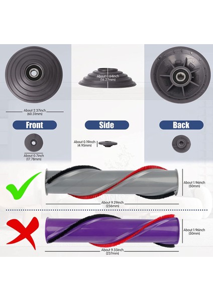 Dyson V10 V11 Için Rulo Fırça Çubuğu ve Bilyalı Çark, 100W Temizleyici Için (Yurt Dışından) fırsatları