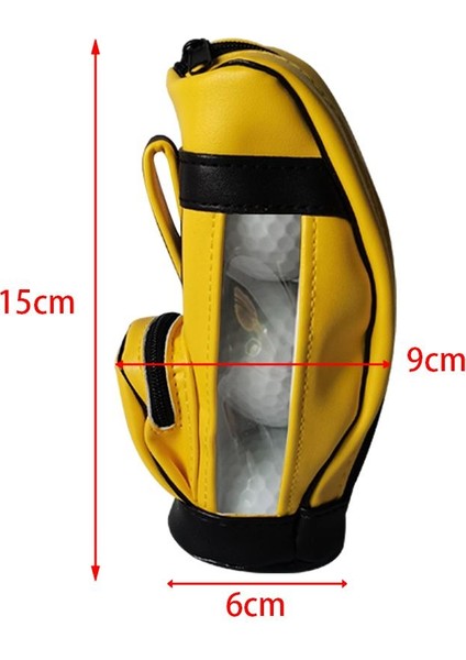 Tenis Golfı Için Fermuar Tutuculu Golf Topları Çantası Sarı 3 Top (Yurt Dışından) fiyatları