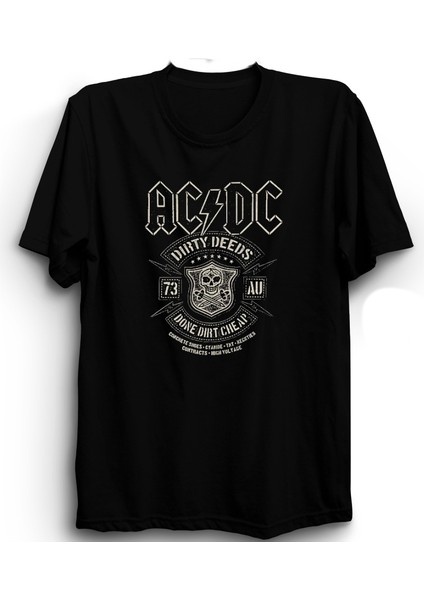 Acdc, Dirty Deeds, VRS73 Rock Metal Grup Tişörtü